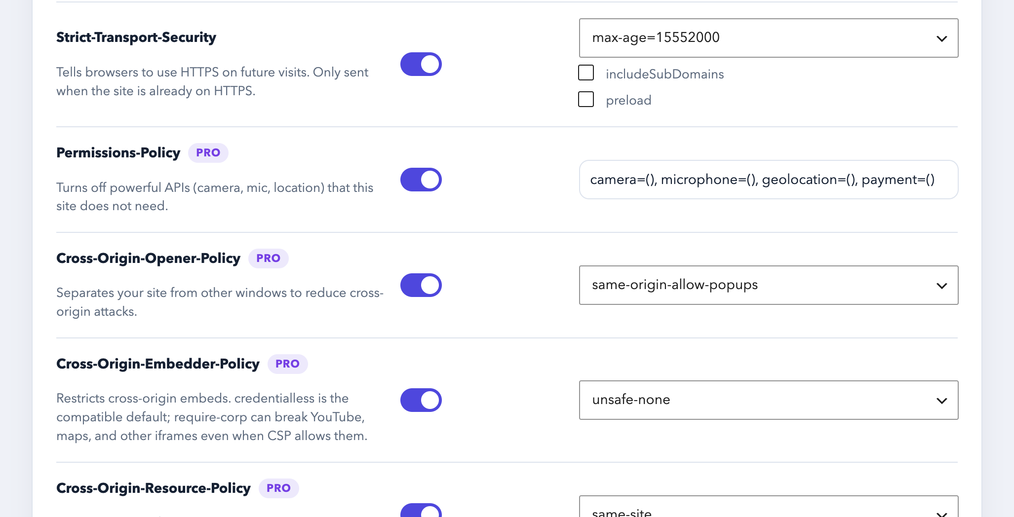 HeaderGenie isolation headers COOP, COEP and CORP